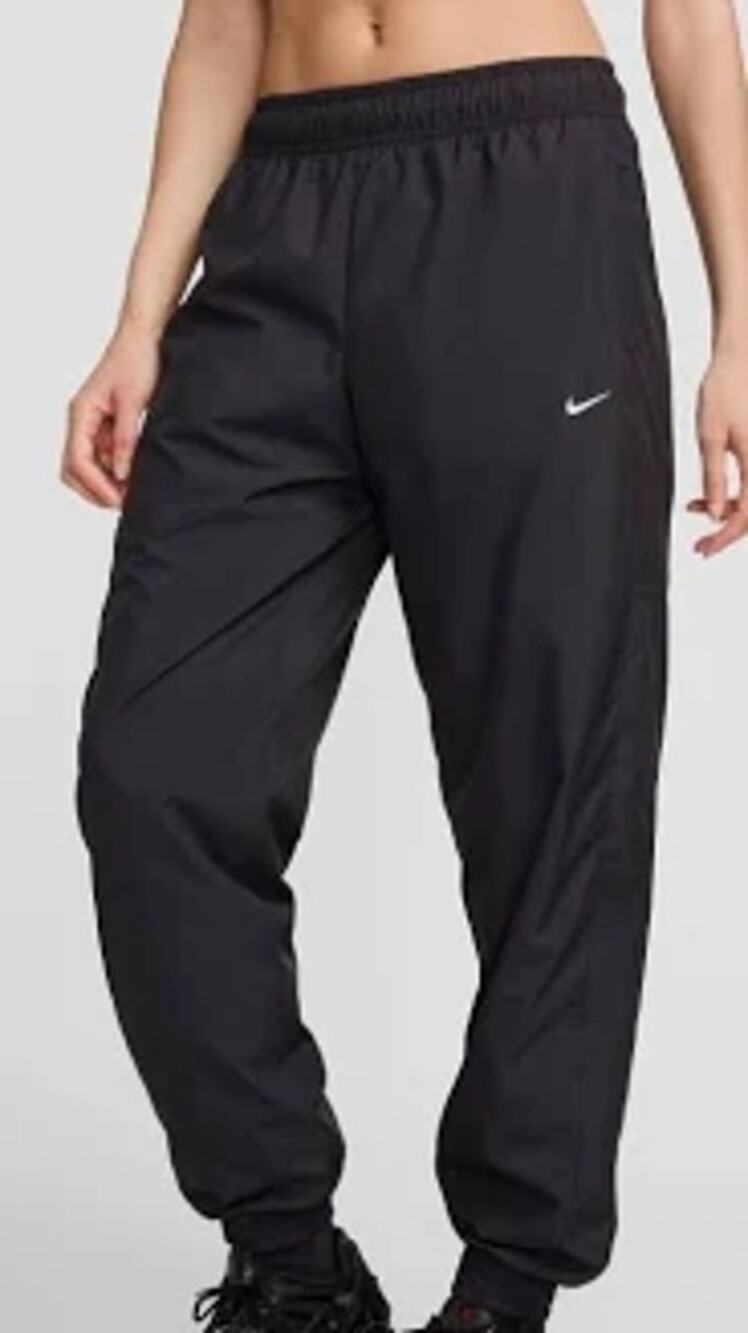 Nike Pants Black Athletic Activewear UV Protection Mid-Rise Loose Joggers Small